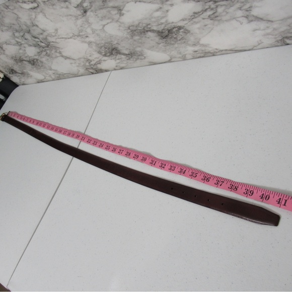 Christian Dior Vintage Split Leather Brown Belt - Picture 17 of 17